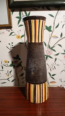 Vintage Collectible Bitossi Pottery Hourglass Vase Signed Italy • $20