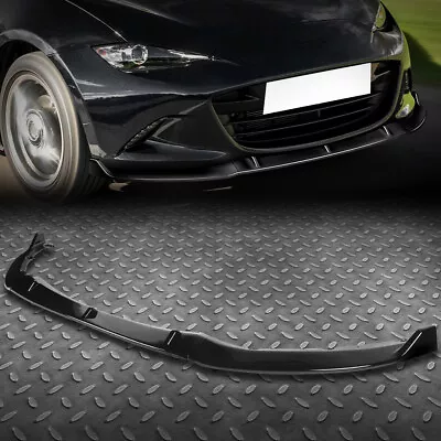 [3pcs] For 16-24 Mazda Miata Mx-5 Mp-style Glossy Black Front Bumper Spoiler Lip • $72.38