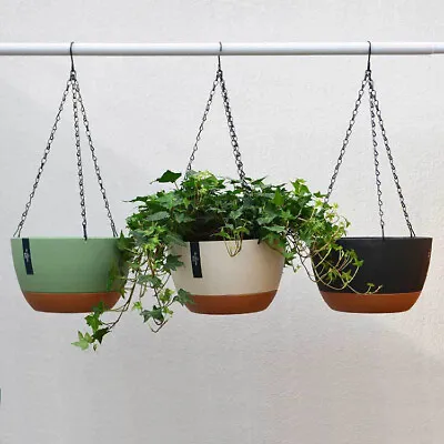$16.90 • Buy Garden Hanging Flower Plant PP Resin Pot Basket Planter Holder Indoor Home Decor