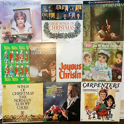 Vintage 10 LP Lot #172: Christmas Records Carpenters Anne Murray Great Songs A&P • $65.99