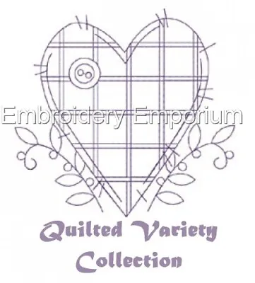 £8.95 • Buy Quilted Variety Collection - Machine Embroidery Designs On Cd Or Usb