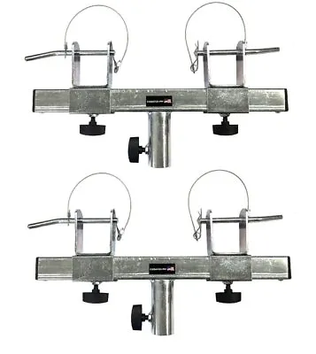 Two (2) Triangle Or Square Truss Adapter Bracket Tripod Crank Light Stand Bar • $82.99