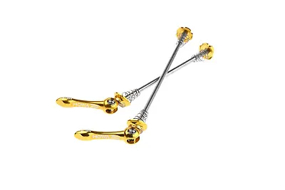 MOWA Mountain E-Bike Cyclocross Gravel Cycling Titanium-axle QR Skewer Set Gold • $39.98