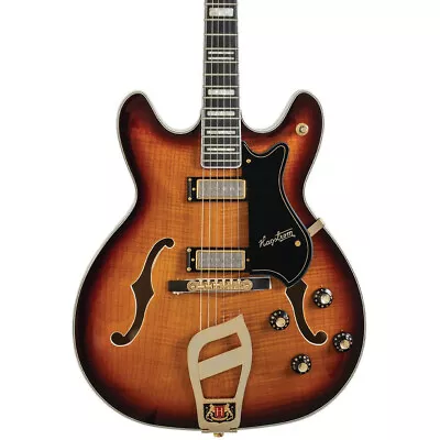 Hagstrom VIK67-G-VSB '67 Viking II Semi-Hollow Guitar Vintage Sunburst • $899.99