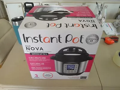Instant Pot Duo 7-in-1 Mini Electric Pressure Cooker Slow Rice Cooker 3 Quart • $44.99