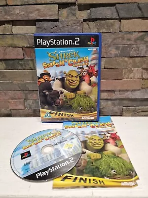 Shrek : Smash N' Crash Racing Videogame - PS2 Playstation 2. • £7.99