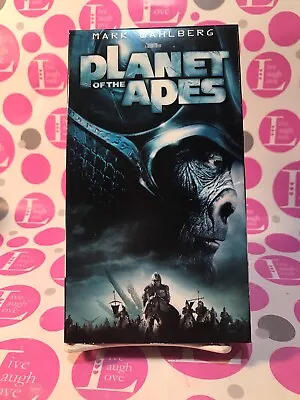 Planet Of The Apes - TIM BURTON FILM - MARK WAHLBERG - 2002 VHS • $2.99