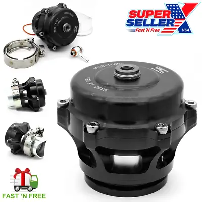 Q Series 50mm Blow Off Valve BOV Fits TIAL Flange & Springs BLACK VERSION 2 • $71.98