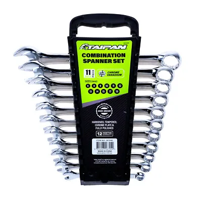 Taipan 11PCE Combination Spanner Set Premium Quality Chrome Vanadium Steel • $16.95