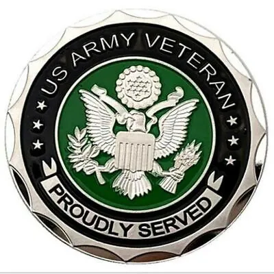 Commemorative Coin Collectible Challenge Proudly Served US Military ARMY VETERAN • $3.80
