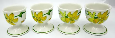 Villeroy & Boch Geranium 4 Single Egg Cups (2 In.) - Germany • $39.50