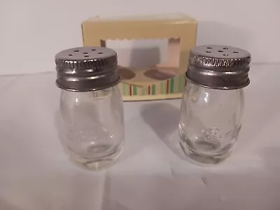 Cracker Barrel Mason Jar Shaped Mini Salt & Pepper Shakers • $9