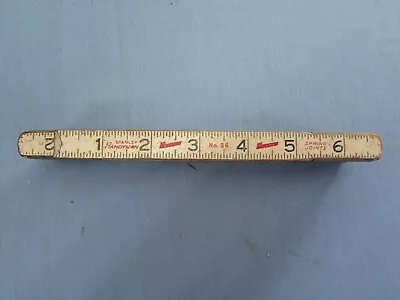 Vintage Wood Extension  Folding Rule Ruler 72 - Stanley • $3.99