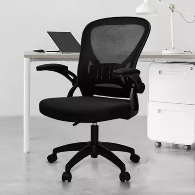 $89.99 • Buy Deli Ergonomic Office Desk Mesh Chair Flexible Armrests Elastic Waist Support