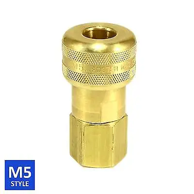 Foster 5 Series Brass Quick Coupler 1/2 Body 1/2 NPT Air Hose And Water Fittings • $26.92