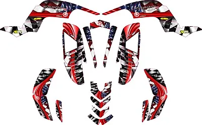 Fits Yamaha Raptor 660  GRAPHICS KIT STICKER DECALS YAMAHA RAPTOR 660 • $128.24