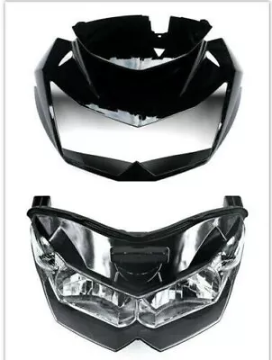 $225.98 • Buy Fit For Kawasaki Z750 2007-2012 08 10 11 Front Upper Fairing Cowl Nose+Headlight
