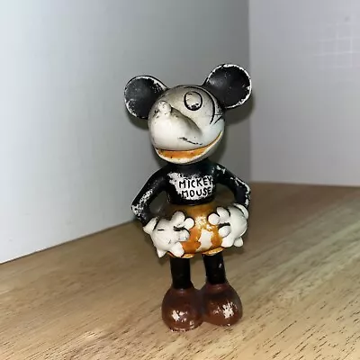 $85 • Buy Vintage 1930'S MICKEY MOUSE MADE IN JAPAN 5  BISQUE FIGURINE Porcelain