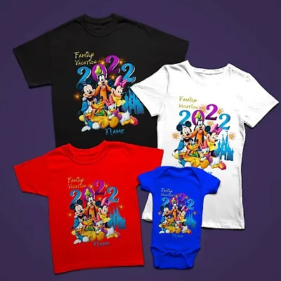 $14.99 • Buy Disney Family Vacation Customized T-shirts New Matching T-Shirts For Families.