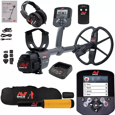 Minelab CTX 3030 Ultimate Waterproof Metal Detector With Pro Find 15 Carry Bag • $2133.98