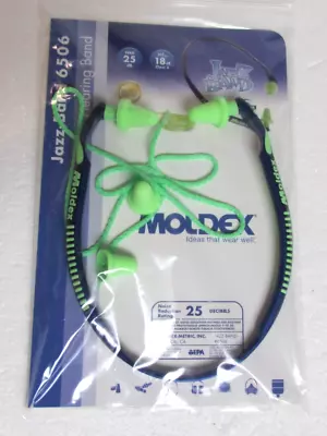 MOLDEX Reusable Jazz Band 6506 Banded Hearing Protection 25dB Ear Plugs • $9.95