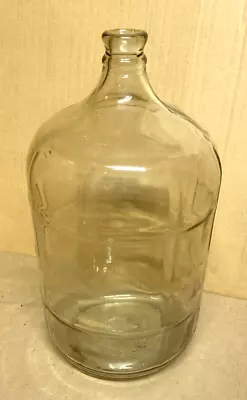 Vintage 5 Gallon Carboy Glass Water Jug Bottle Checkered Embossed Made In Mexico • $44.99