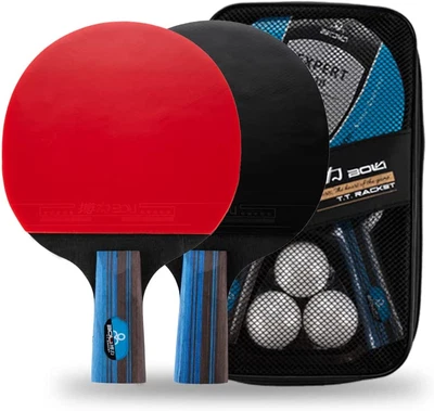 $59.90 • Buy Table Tennis Bats, Table Tennis Rackets, Ping Pong Rackets Set With Carrying Cas