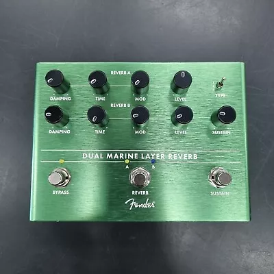 Fender Dual Marine Layer Reverb Guitar Pedal • $299