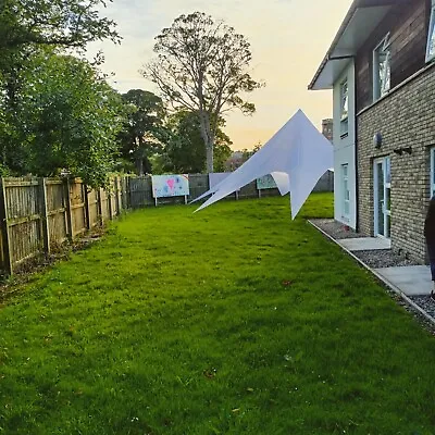 5m High Marquee Tent Heavy Duty Used Star Tent Events Tent Garden Beach Tent • £159.99