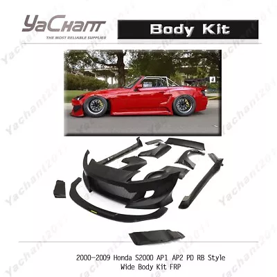 FRP PD RB BodyKit For 00-09 Honda S2000 AP1 AP2 Lip Fender Wing Spats Bumper • $1804.05