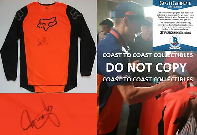 Ryan Dungey Supercross Motocross Signed Autographed Fox Jersey.COA Proof Beckett • $299.99