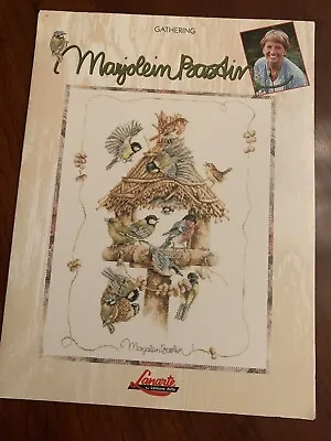 Marjolein Bastin Cross Stitch Pattern Leaflet Gathering Birdhouse Lanarte 3170 • $33