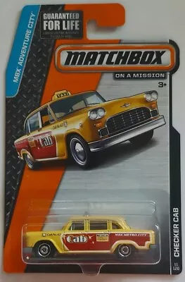 2015 Matchbox #11 Checker Cab • $6.99
