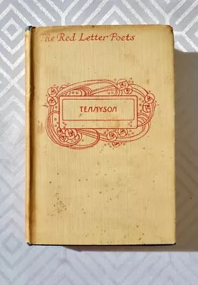 POEMS BY ALFRED LORD TENNYSON C1923 TALWIN MORRIS COVER Book DJ Red Letter Poets • £19.99