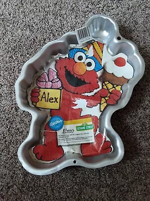 Elmo’s Birthday Party Cake Baking Pan Mold By Wilton 2105-4298 • $9.95