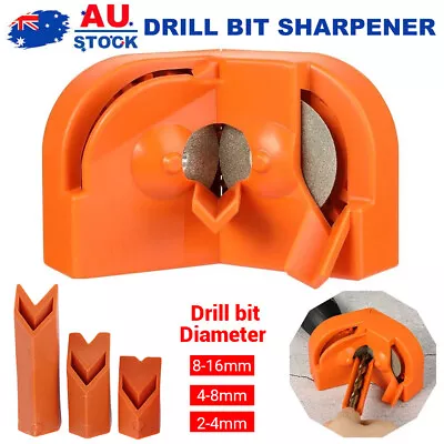 Electric Drill Bit Grinding Sharpener Small Size Multifunctional Convenient Kits • $21.99