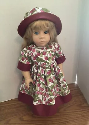 Dress And Matching Hat Fit American Girl & 18” Doll • $12.50