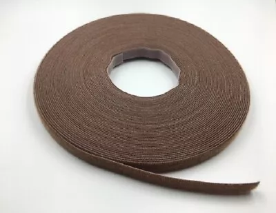 VELCRO® ONE-WRAP® - Double Sided Tape - 1mt X 12.5mm - Brown • $7.95