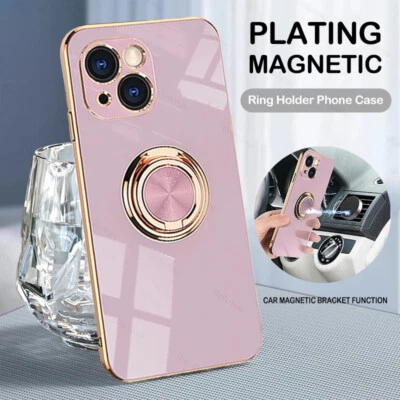 $3.66 • Buy Fashion Case For IPhone X XR XS 11 12 13 14 Pro Max 7 8 Plus Ring Soft TPU Cover