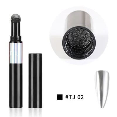 Nail Art Glitter Mirror Powder Air Cushion Pen Chrome Pigment UV Gel Polish Dust • $2.33