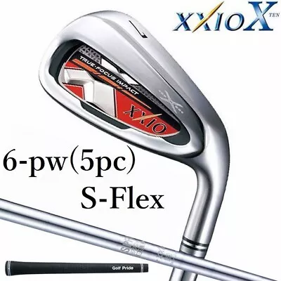 Dunlop XXIO X 10 Iron Set 6-pw 5pc S-Flex N.S.PRO 870GH DST For XXIO Steel Shaft • $709.95