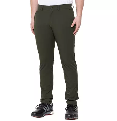 Kjus Warm Tailor Fit Golf Pants Dark Olive Select Size Stretch Woven Fabric • $99