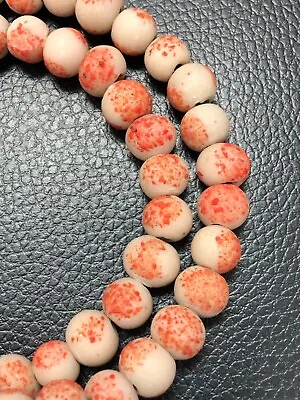 Vintage Venetian Trade African Glass Chevron Beads 12.1mm Strands • $35