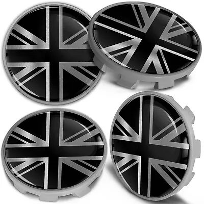 Set Of 4 X 68mm Alloy Wheel Centre Caps Hub Center Rims 36136783536 UK Flag GB • £14.99