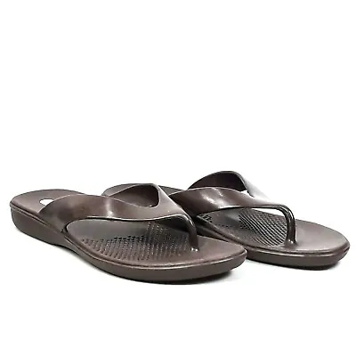 OKA B Millie Women's Brown Flip Flop Thong Sandal Size S • £14.24