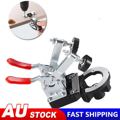 35mm Concealed Hinge Jig Kit Woodworking Hinge Boring Jig Drilling Guide Locator • $43.45