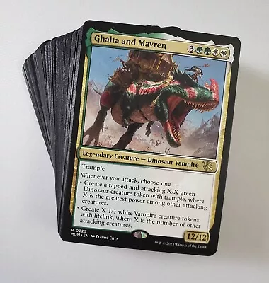 MTG Commander Ghalta And Mavren Custom 100 Card EDH Deck With Rares • $22.99