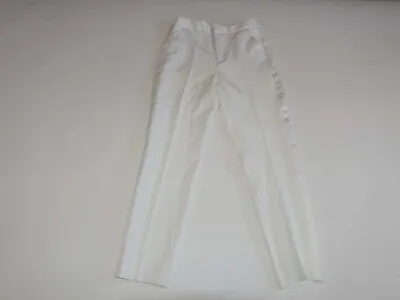 $26.99 • Buy Zara Women's Satin Effect Waist Tuxedo Pants Size Small NWT White Ankle Length S