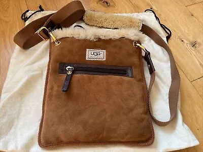 Ugg Chestnut Messenger Bag With Dust Bag Cross Body • £29.99