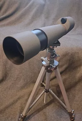 Vintage Bushnell Space Master 60mm Spotting Scope 25X Eyepiece + Sunset Tripod • $149